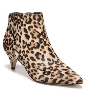 Perfect EEUC Sam Edelman Kinzey Leopard Kitten Heel Bootie RARE Size 4.5…